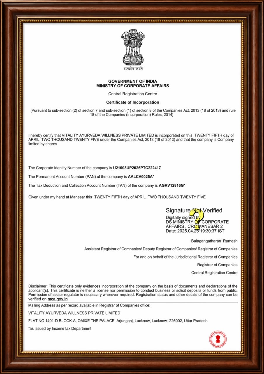 Certificate of Incorporation