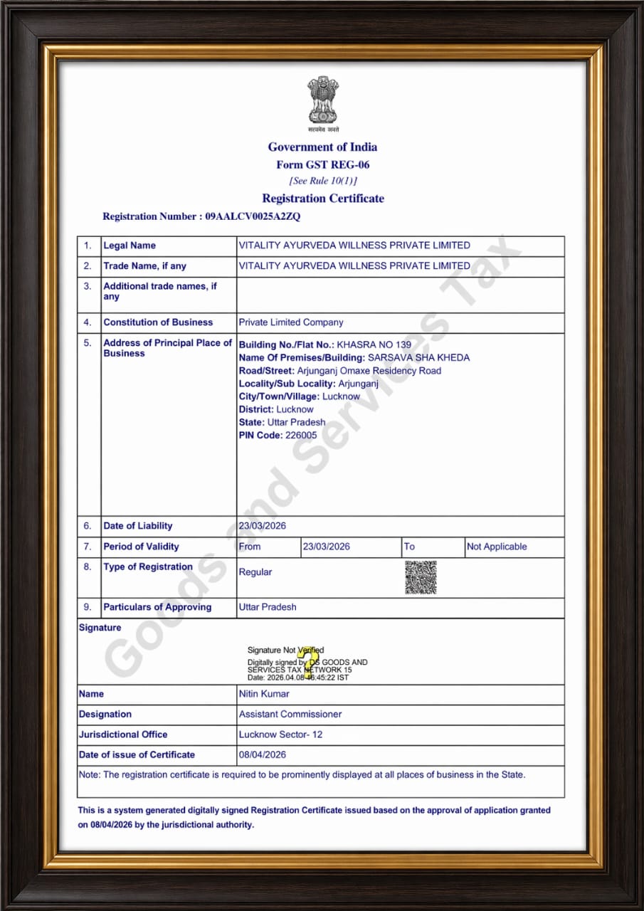 GST Registration Certificate